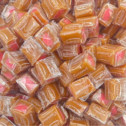 Crazyoutlet Vanilla Milk Caramels Strawberry Filled Candy - Indi