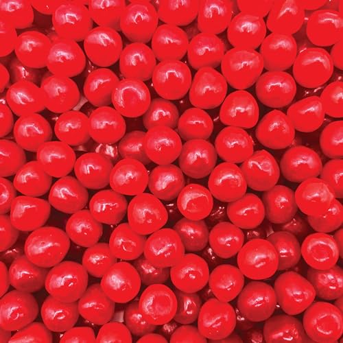 Valentines Day Cherry Sours Chewy Candy Balls, Bulk Pack 2 Pounds