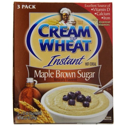 Cream Of Wheat Instant Maple Brown Sugar 3 Pack 3 Boxes