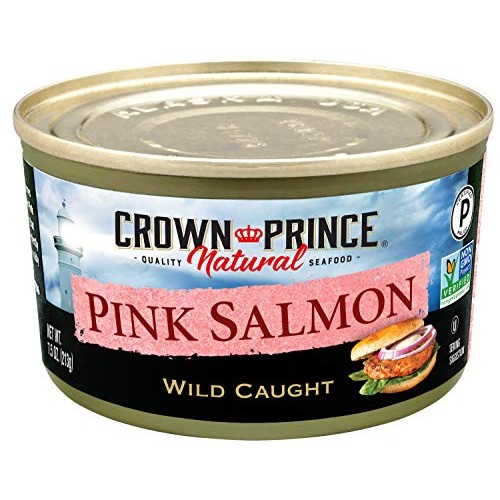 Crown Prince Natural Pink Salmon - Low in Sodium, 7.5-Ounce Cans...