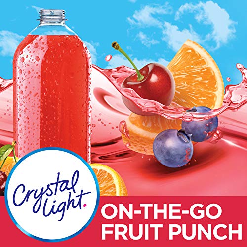 Crystal Light Fruit Punch Drink Mix 60 On-The-Go Packets, 6 Pac