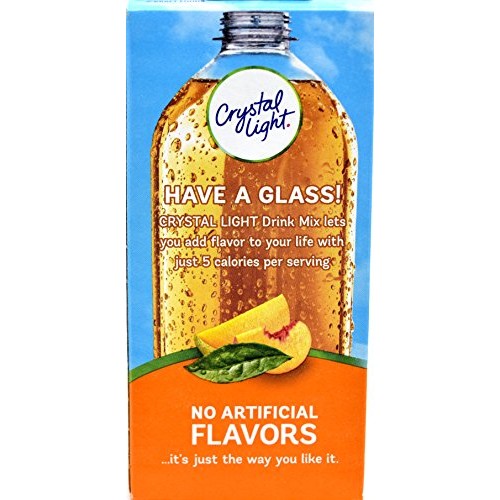 Crystal Light On The Go Peach Mango Green Tea Drink Mix, 10-Pack