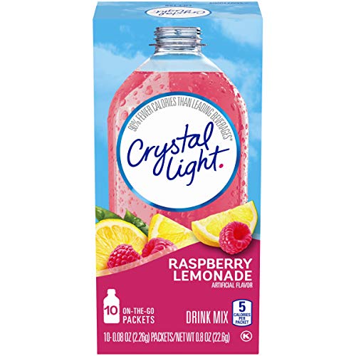 Crystal Light Raspberry Lemonade Drink Mix 60 On-The-Go Packets