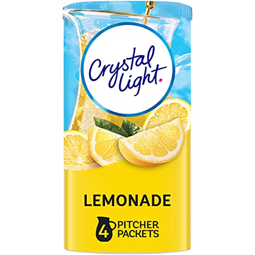 Crystal Light Sugar-Free Lemonade Drink Mix 4 Pitcher Packets