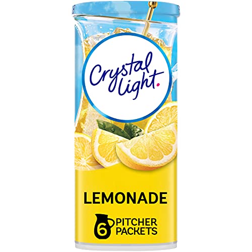 Crystal Light Lemonade Drink Mixes 6 Pitcher Packets