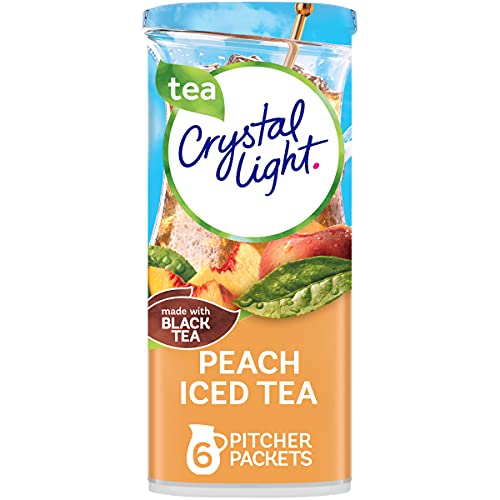 Crystal Light Peach Iced Tea Drink Mix 72 Pitcher Packets, 12 P