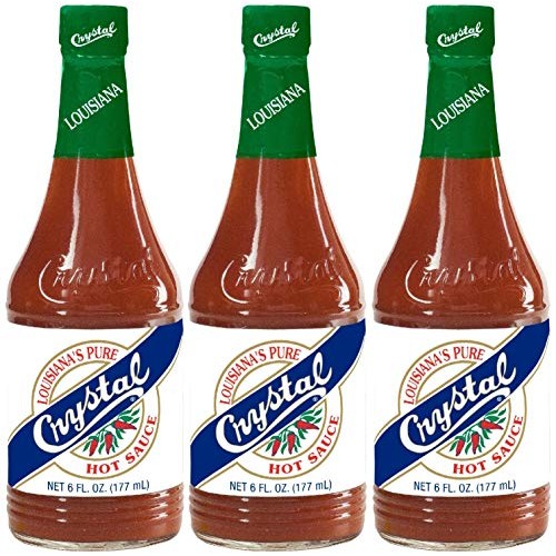 Crystal Hot Sauce Louisianas Pure Hot Sauce 6 Oz Pack Of 3