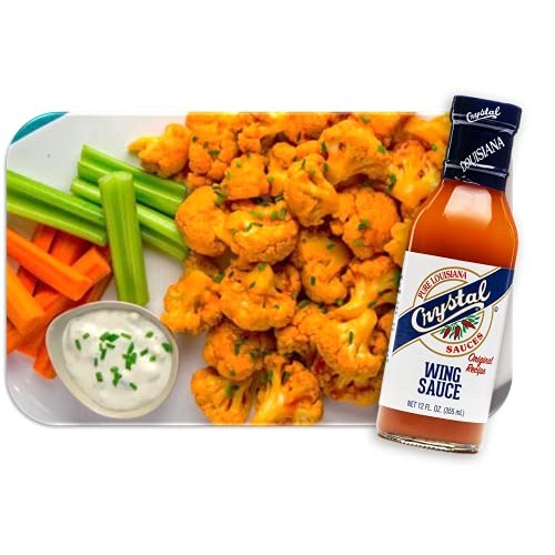 Crystal Pure Louisiana Original Hot Wing Sauce, 12 Ounce Bottle