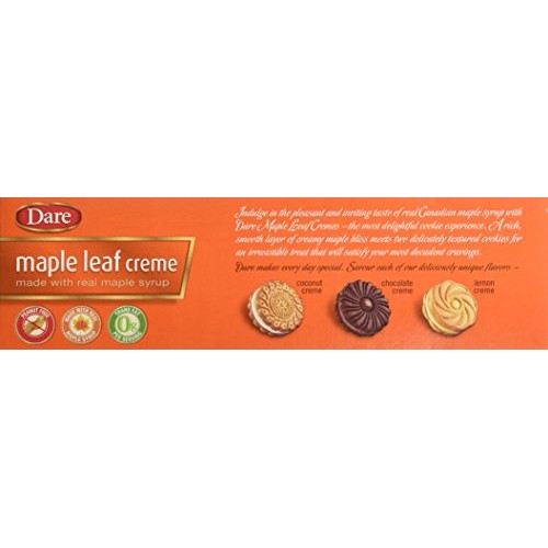 Dare Original Gourmet Maple Leaf Cream Pack Of 2 12.3 Oz Boxes