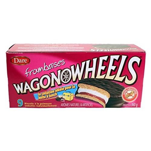 Raspberry Wagon Wheels - Chocolate Covered Marshmallow Cookies W