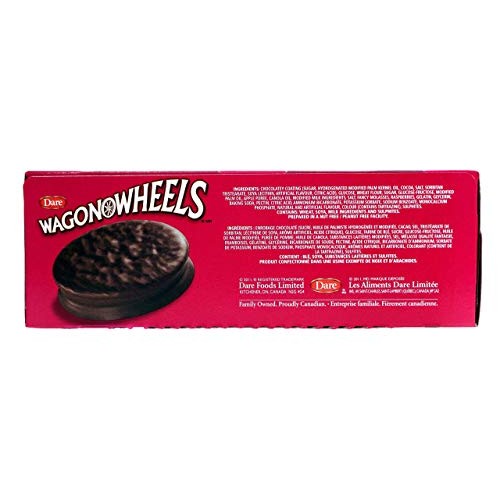 Raspberry Wagon Wheels - Chocolate Covered Marshmallow Cookies W