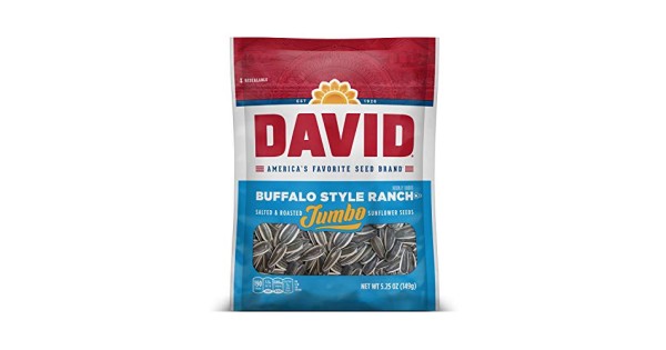 DAVID Roasted and Salted Buffalo Style Ranch Jumbo Sunflower