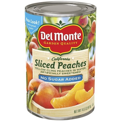 Del Monte Sliced Peaches Yellow Cling Peaches Packed In Water, A