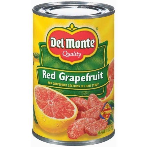 Del Monte Red Grapefruit Sections In Light Syrup - 12 Pack