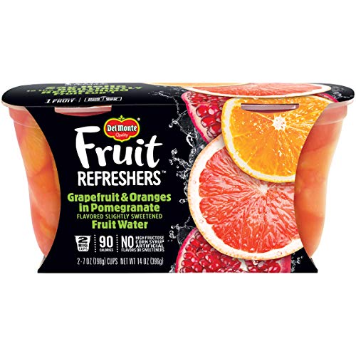 Del Monte Fruit Refreshers Snack Cups, Grapefruit &Amp; Oranges In P