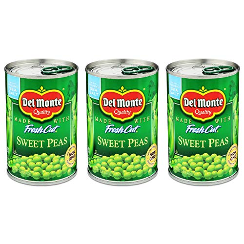 Del Monte Fresh Cut Sweet Peas - With Sea Salt 15 Oz. Pack Of 3