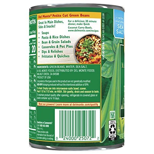 Del Monte Petite Cut Green Beans