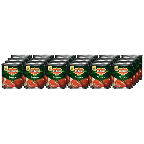 Del Monte Canned Tomato Sauce, 8 Ounce Pack Of 24