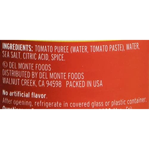 Del Monte Canned Tomato Sauce, 8 Ounce Pack Of 24