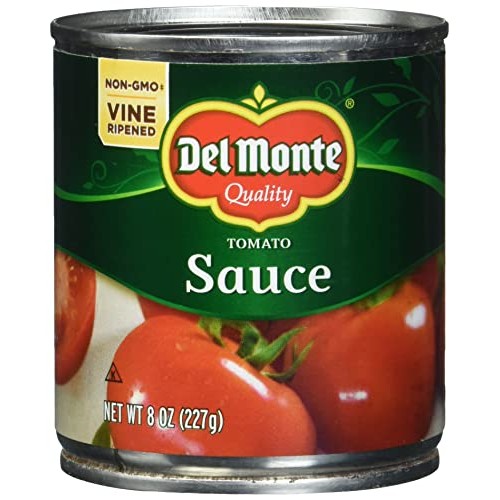 Del Monte Canned Tomato Sauce, 8 Ounce Pack Of 24