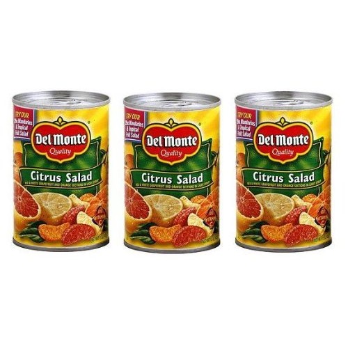 Del Monte Citrus Salad With Grapefruit &Amp; Orange Pack Of 3 15 O