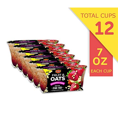 Del Monte Fruit And Oats Snack Cups, 7 Ounce, Pack Of 2