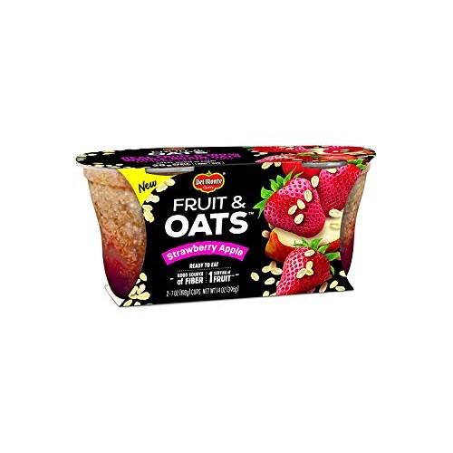 Del Monte Fruit And Oats Snack Cups, 7 Ounce, Pack Of 2