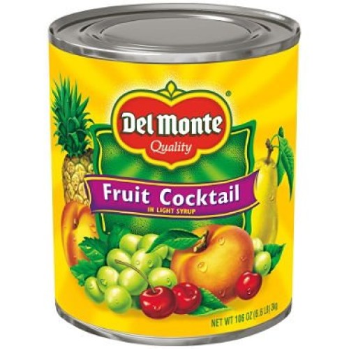 Del Monte Fruit Cocktail In Light Syrup 106 Oz. Can