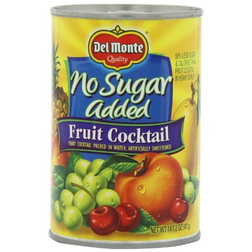 Del Monte Fruit Cocktail Packed In Water, Artificially Sweetened