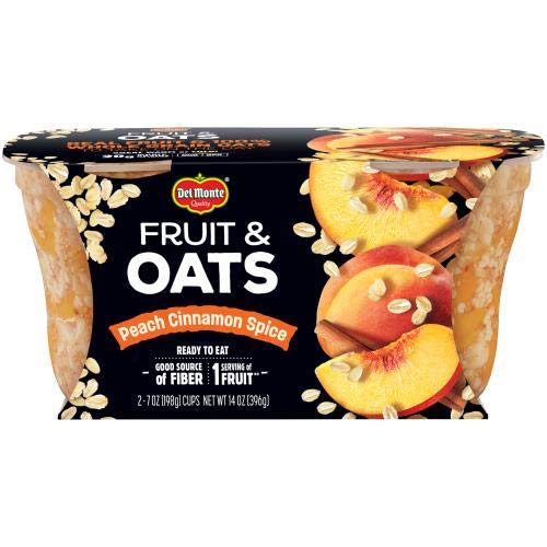 Del Monte Peach Cinnamon Spice Fruit &Amp; Oats - 14Oz Pack Of 2