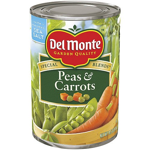 Del Monte, Peas &Amp; Carrots, 14.5Oz Can Pack Of 6