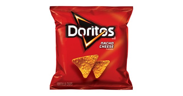 Doritos Nacho Cheese Flavored Tortilla Chips, 1 Ounce (Pack ...