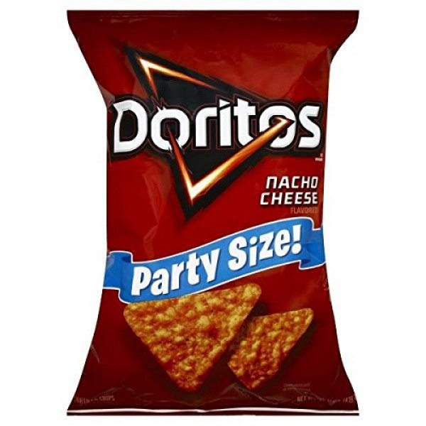 Doritos tortilla chips nacho cheese party size 15 oz bag