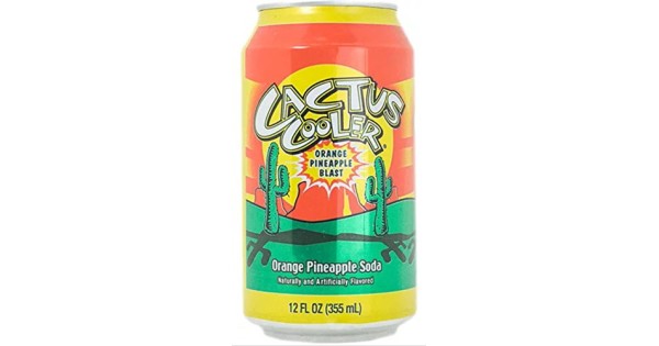 cactus cooler soda orange pineapple blast 12 pack 12-ounce cans 