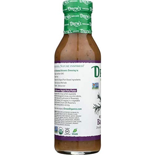 Drews All-Natural Salad Dressing And 10 Minute Marinade, Rosema