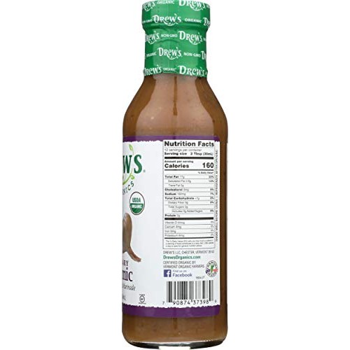 Drews All-Natural Salad Dressing And 10 Minute Marinade, Rosema