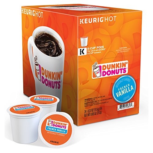 Dunkin Donuts French Vanilla K-Cups 120 Count With Bonus K-Cups