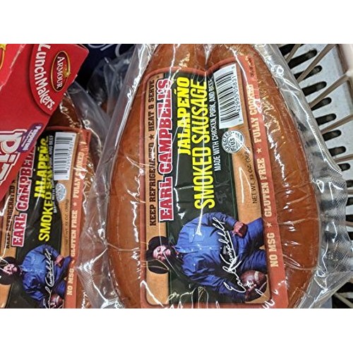 Earl Campbells Jalapeno Smoked Sausage 13 Oz 4 Pack