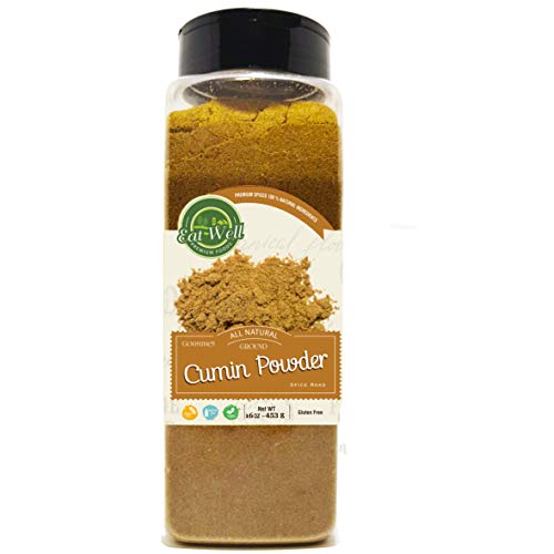 Ground Cumin Powder | 16 Oz - 453 G Reseable Bag, Bulk | Gluten