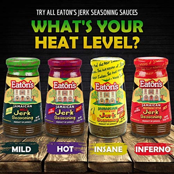 Eatons Jamaican Jerk Seasoning Hot 312g 11 Oz 