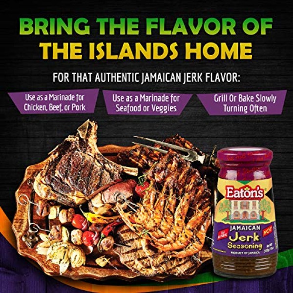 Eatons Jamaican Jerk Seasoning Hot 312g 11 Oz 