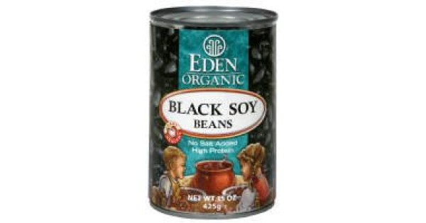 Eden Black Soy Beans, Organic, 15 Oz, Pack Of 6