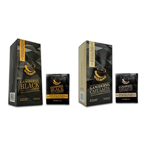 Mix-Set 2 Boxes eGano Premium Ganoderma Black Coffee (30