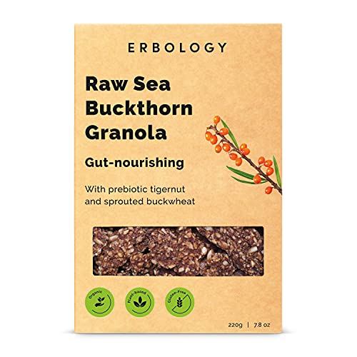 Erbology Organic Tigernut Granola 3 X 7.8 Oz Pack With Sea Buc