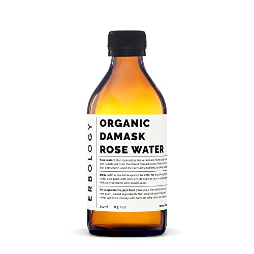 Erbology Organic Rose Water 8.5 Fl Oz - From Damask Roses