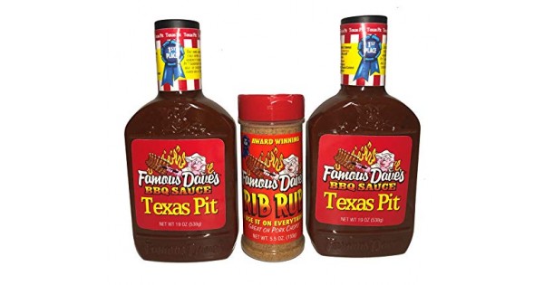 Famous Dave S Texas Pit Bbq Sauce And Rib Rub Bundle