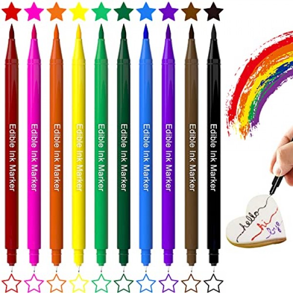 Fanika Edible Markers for Cookies Decorating, Ultra Fine