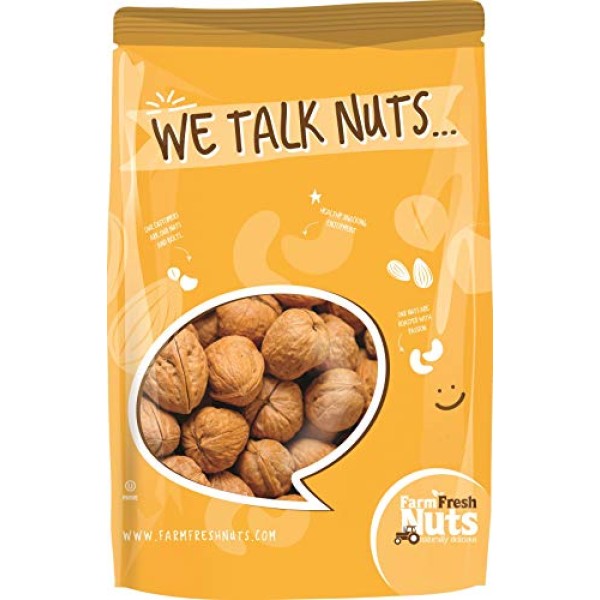 In Shell Walnuts (2 Lbs.) - Jumbo Natural California Walnuts ...