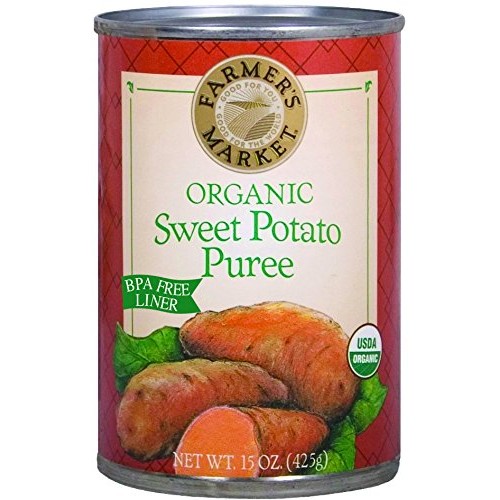 Farmers Market Organic Canned Sweet Potato Puree, 15 Ounce ...