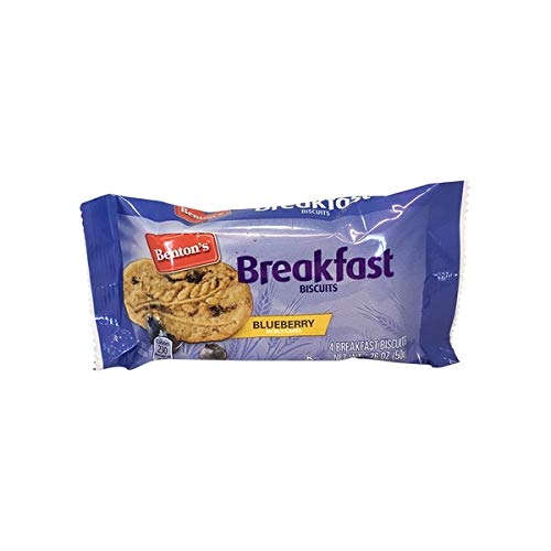 Bentons Whole Grain Blueberry Energy Breakfast Biscuits - 2 Box